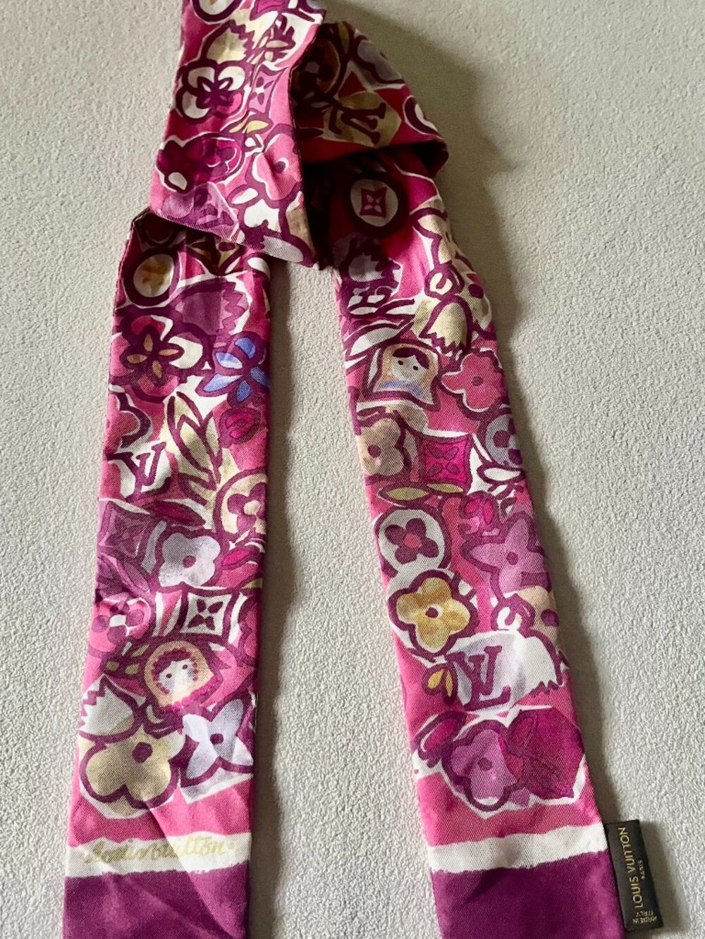 Louis Vuitton Silk Bandeau Scarf